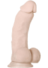 Girthy Poseable Dildo with Balls 6"