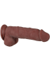 Girthy Poseable Dildo with Balls 6"