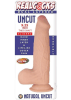 Realcocks Dual Layered Uncut Slider Thick Shaft Dildo 9.25"