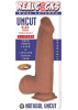 Realcocks Dual Layered Uncut Slider Thick Shaft Dildo 9.25"
