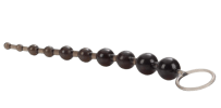 X 10 Anal Beads - Black