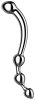Stainless Beaded Wand