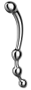 Stainless Beaded Wand