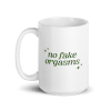 No Fake Orgasms Mug