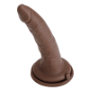 EssentialDildo M 7" Curved - Dark