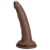 EssentialDildo M 7" Curved - Dark