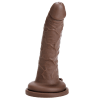 EssentialDildo M 7" Curved - Dark