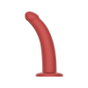 Curved - Large Strap on and Suction Cup Dildo 7.25"