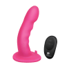 6" Curved Ripple Silicone Peg with Harness Included