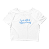 Hydrate & Masturbate Crop Tee