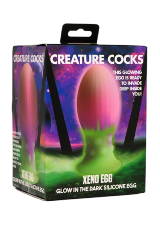 Creature Cocks Xeno Glow in the Dark Egg 4.5"