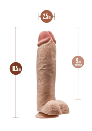 Dr. Skin Mr. Mister Dildo with Balls and Suction Cup 10.5"