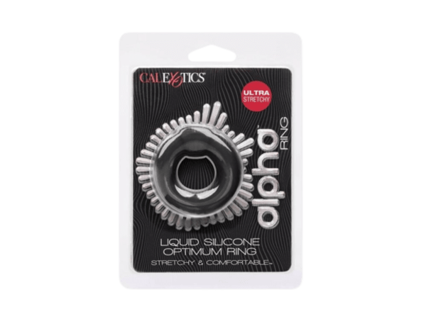 Alpha Liquid Silicone Scrotum Ring - Gray