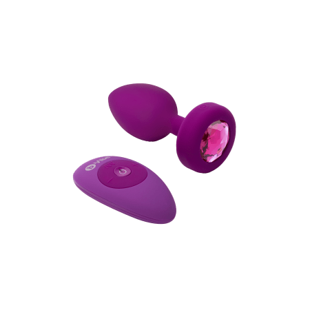 Vibrating Jewel Butt Plug