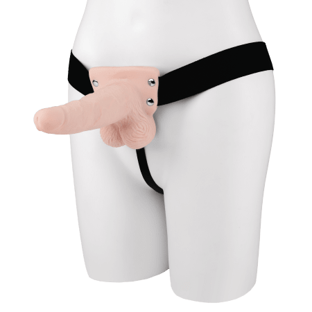 6" Rechargeable Strap-on with Balls