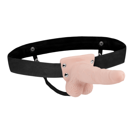 6" Rechargeable Strap-on with Balls