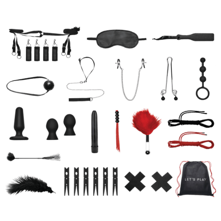 Everything You Need Bondage In-A-Box 20PC Bedspreader Set