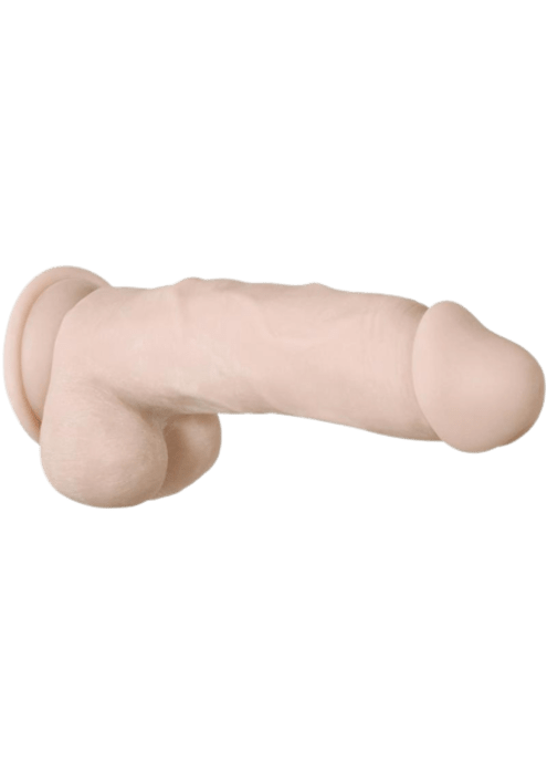 Girthy Poseable Dildo with Balls 6"