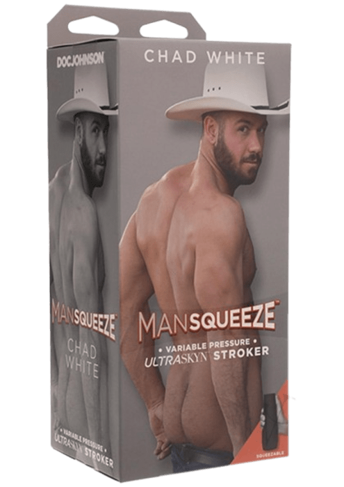 Man Squeeze Chad White Ultraskyn Masturbator