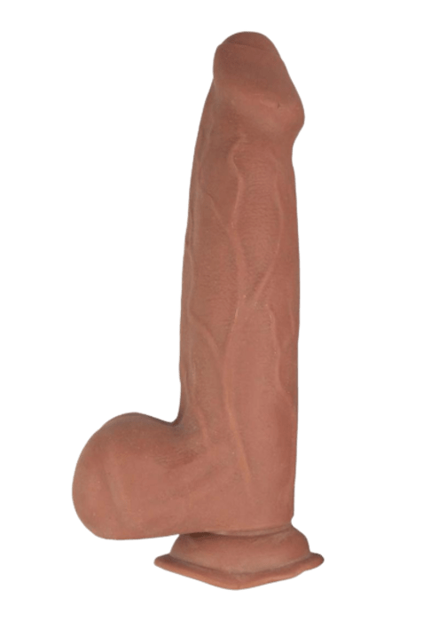 Realcocks Dual Layered Uncut Slider Thick Shaft Dildo 9.25"