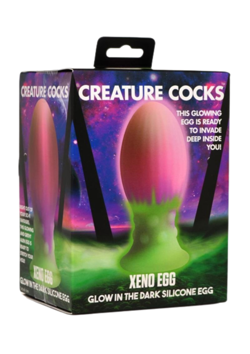 Creature Cocks Xeno Glow in the Dark Egg 4.5"