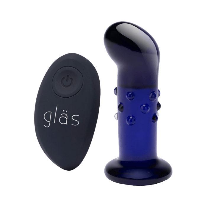 4" Remote Controlled Vibrating Dotted G-Spot/P-Spot Plug