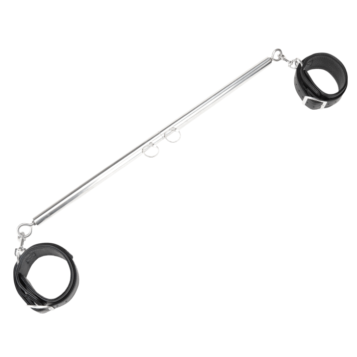 Expandable Spreader Bar Set with Detachable Leatherette Cuffs