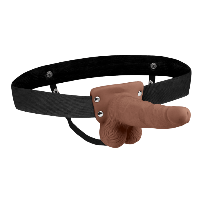 6" Rechargeable Strap-on with Balls