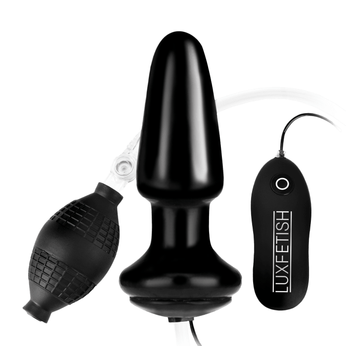 4" Inflatable Vibrating Butt Plug