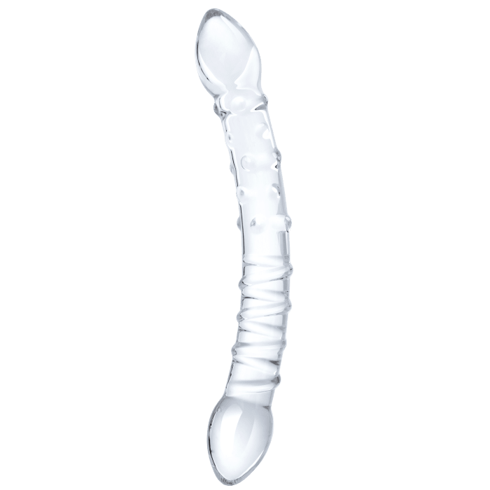 10.5" Double-Ended Glass Dildo
