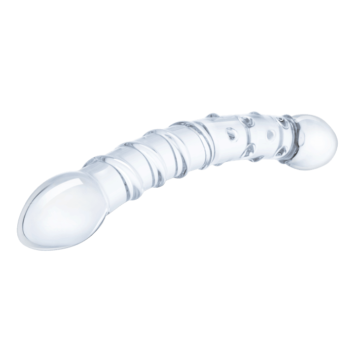 10.5" Double-Ended Glass Dildo