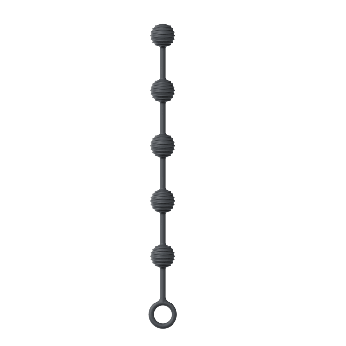Small Beaded Rope Anal Beads with Loop