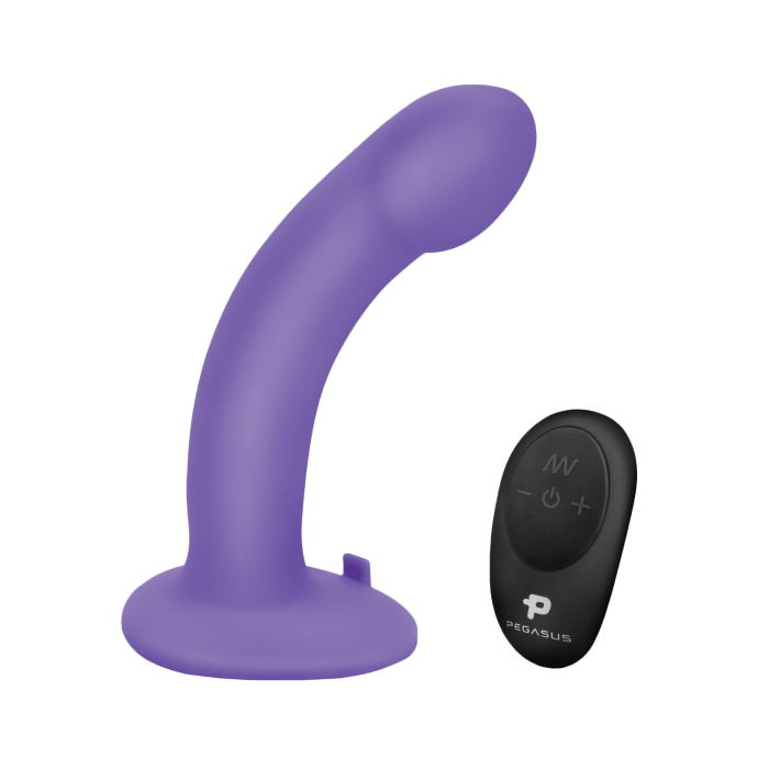 6" Curved Realistic Silicone Peg with Harness Included