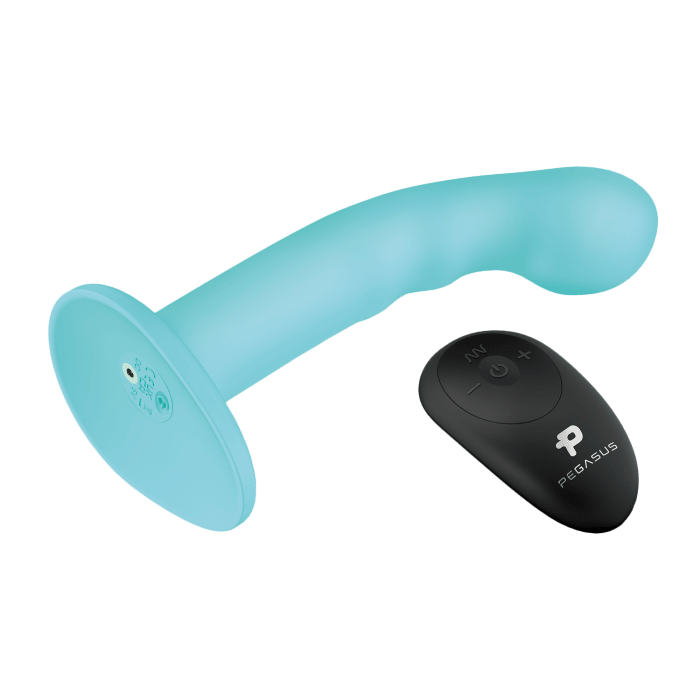 6” Remote Control Ripple P-Spot G-Spot Silicone Peg with Harness Included
