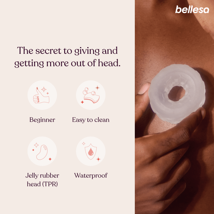 Textured Blowjob Helper by Bellesa