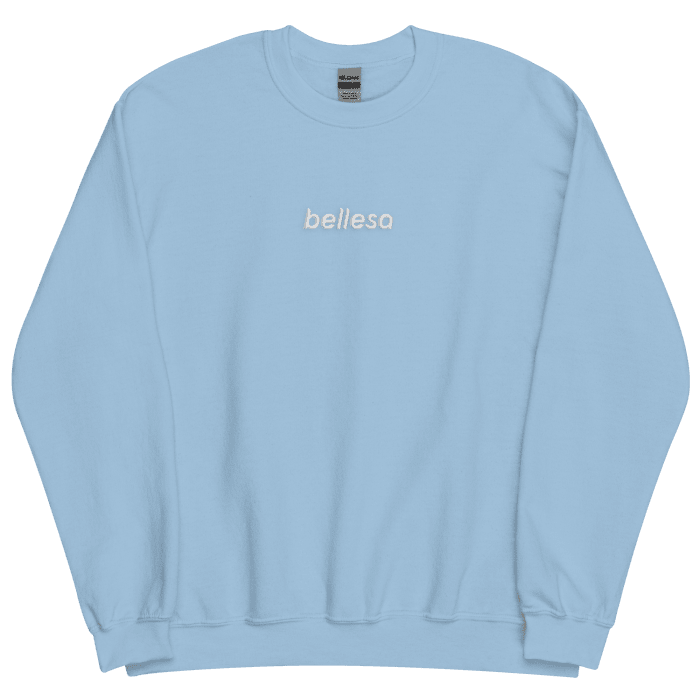 Bellesa Embroidered Crewneck Sweater